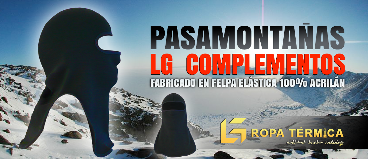 Pasamontañas Térmico LG Ropa Termica Complementos